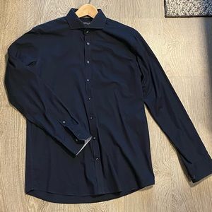 Sondergaard Dress Shirt - Size 16.5 - Navy Blue